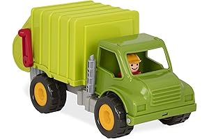 Battat Green Recycling Truck: Eco-Friendly Classic Garbage Truck for Toddlers