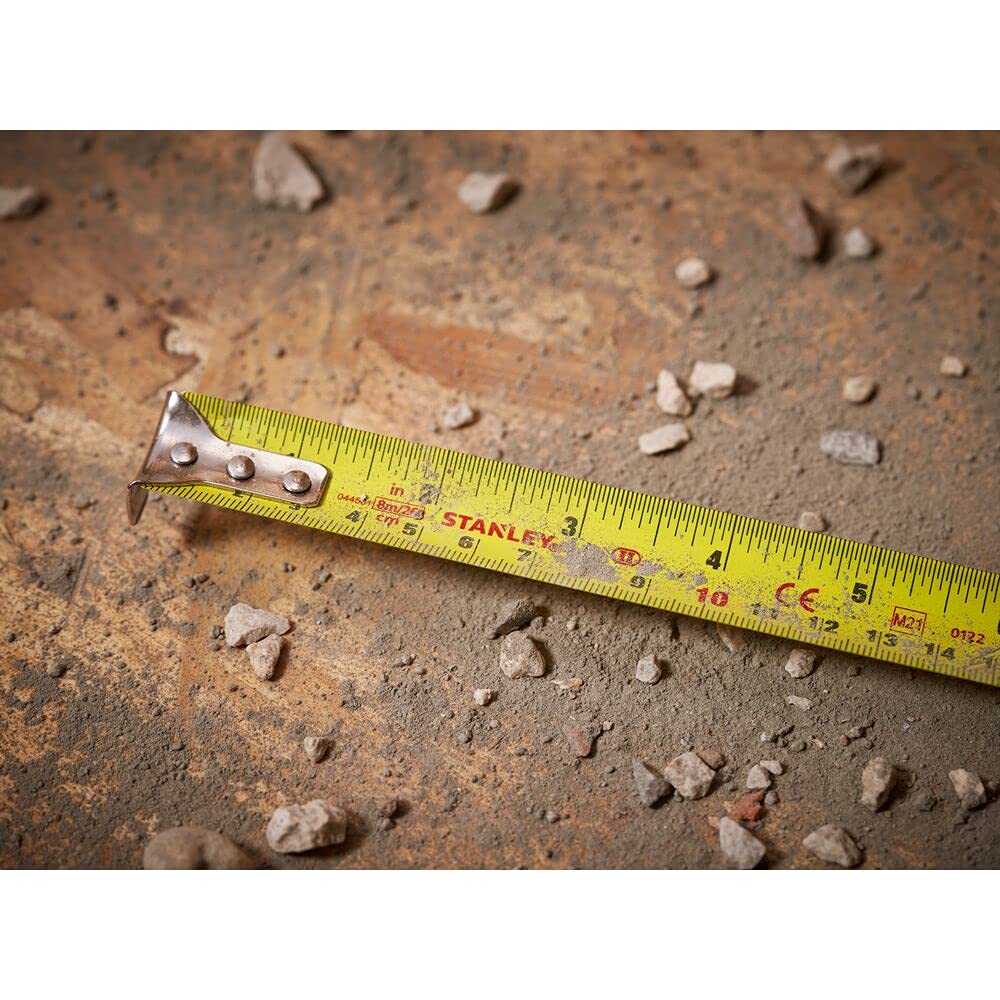 Stanley STA130656N Pocket Tape, Dual Scale, 8m Length x 25mm Width