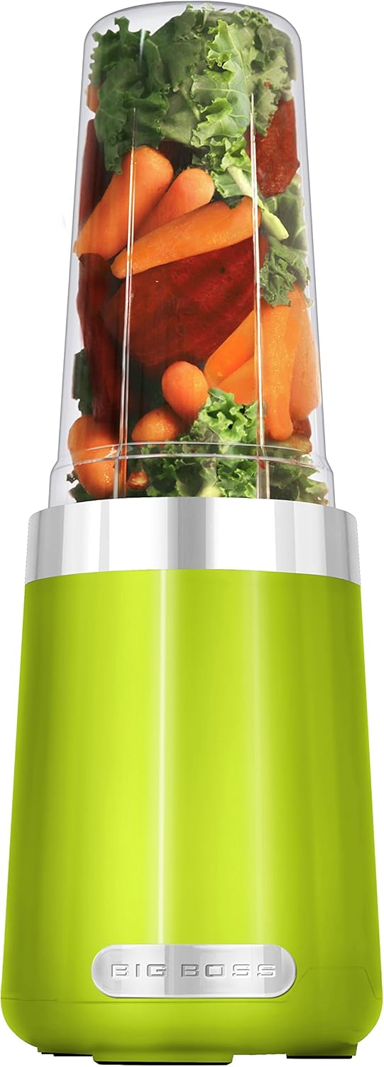 Big Boss 15 Piece Professional Blender, 600 Watt Power Unit Base, Green