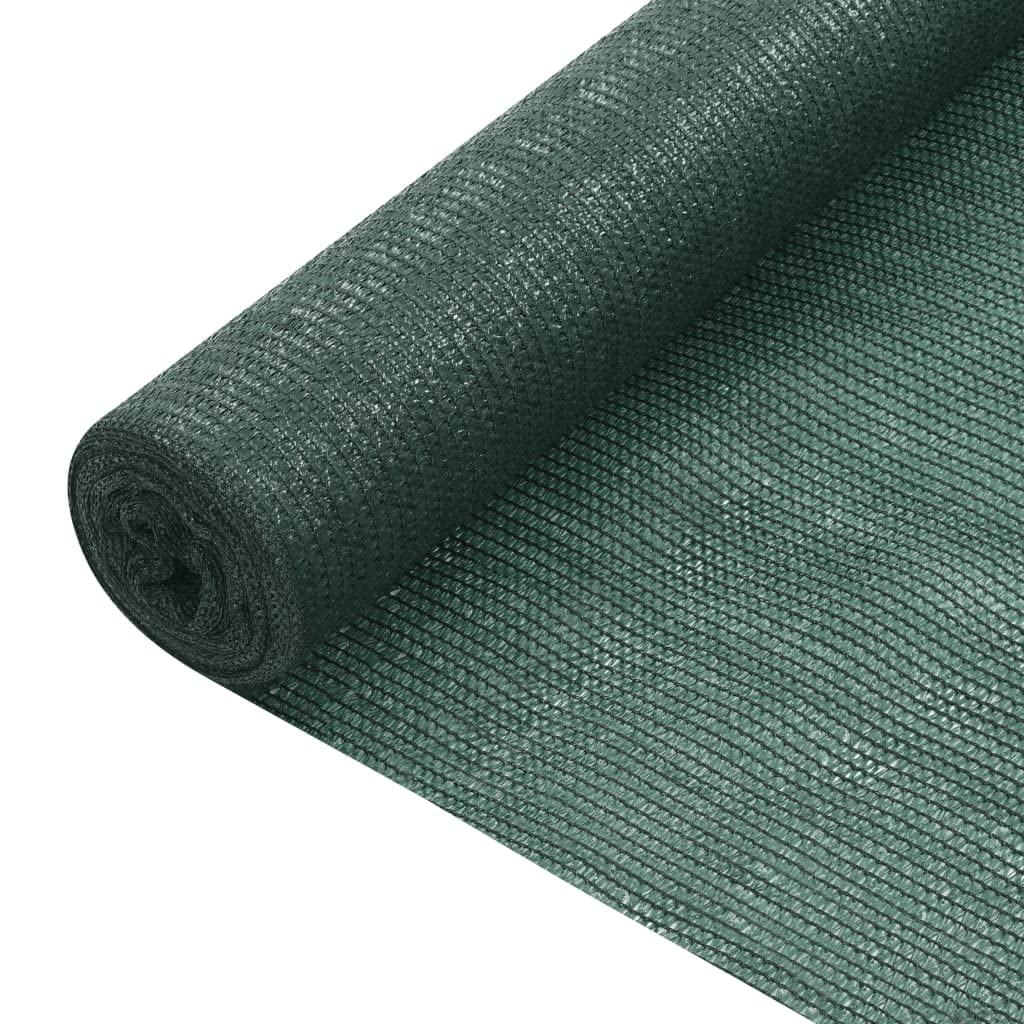 Rete frangivista verde 1,8 x 10 m HDPE 75 g/m², rete ombreggiante per esterni, giardino, balcone, terrazza