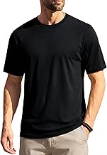 EKLENTSON Mens Short Sleeve T-Shirts Moisture Wicking UPF80+ Summer Shirt Basic Crewneck Tshirts Plain