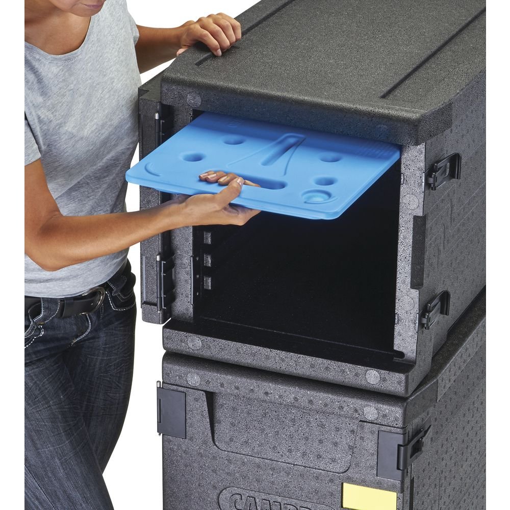 Cambro Cam GoBox Blue Plastic Full Size Camchiller - 20 9/10" L x 12 9/10" W x 1 3/5" H