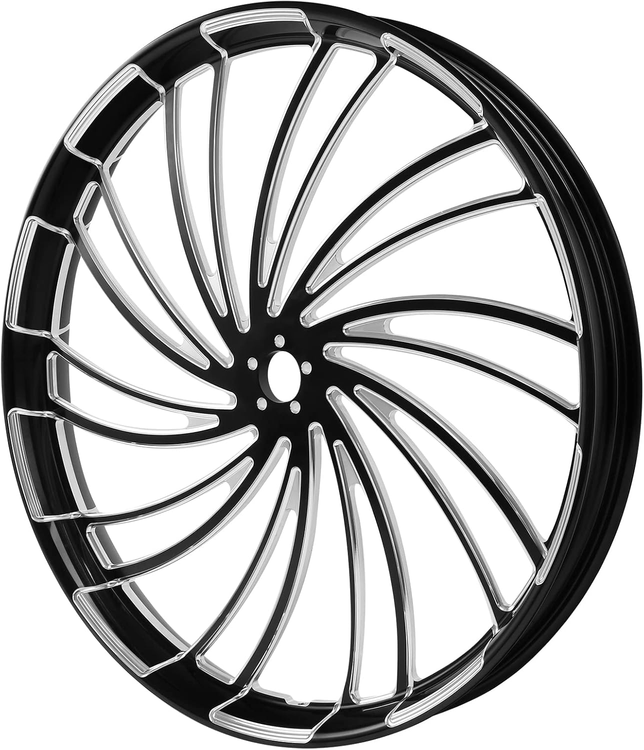 30" Front Wheel Rim w/Dual Disc Flange Wheel Hub Front Fender Fit For Harley Touring Non ABS Models Road King Street Road Electra Glide Ultra Limited 2008-2023 : Automotive