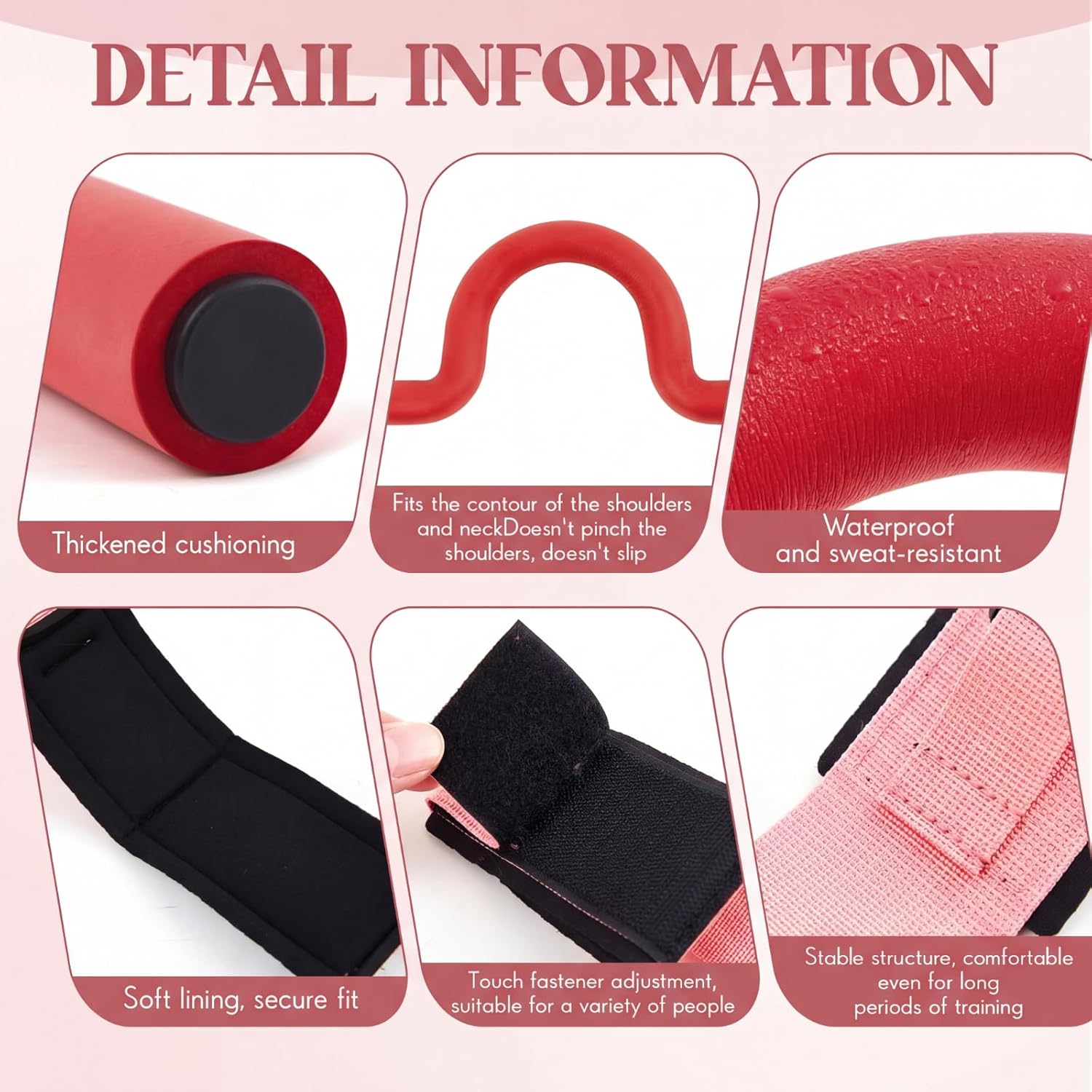 Gymnastics Training Combo Kit, 1 Pcs Open Shoulder Trainer, 1 Pair Adjustable Ankle Strap for Tumbling & Pull-up Strength Training for Gym, Cheer, Home Conditioning