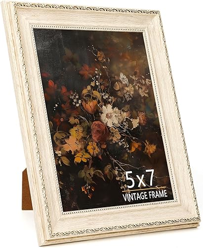 Miniatura 13 de Marco de fotos de 8 x 10 pulgadas, marco de fotos dorado bronce vintage para mesa y montaje en pared, marco de fotos antiguo de 8 x 10 pulgadas para