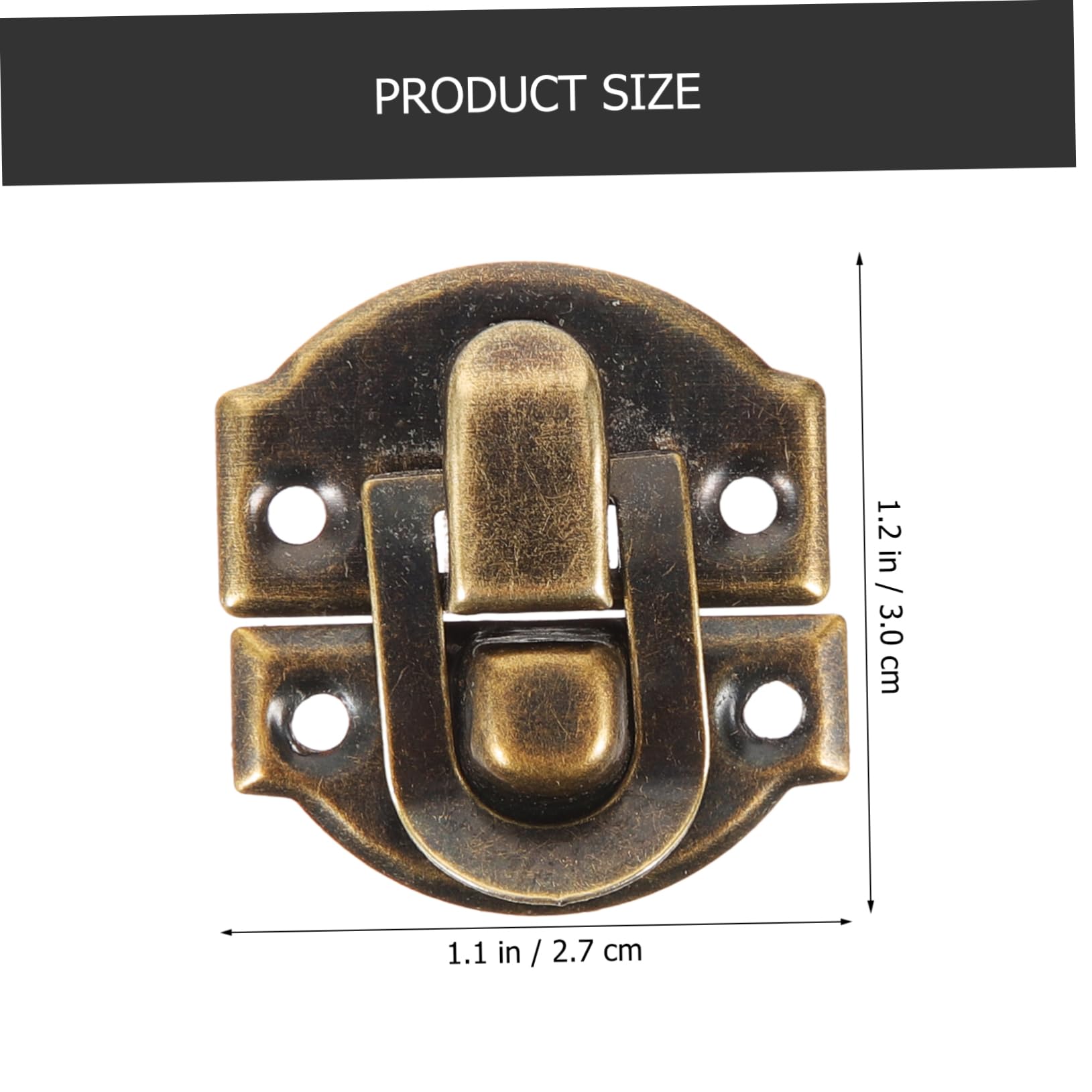 Loquets Pour Boîtes à Bijoux - Antique - Fer - 2 Pièces - Durable