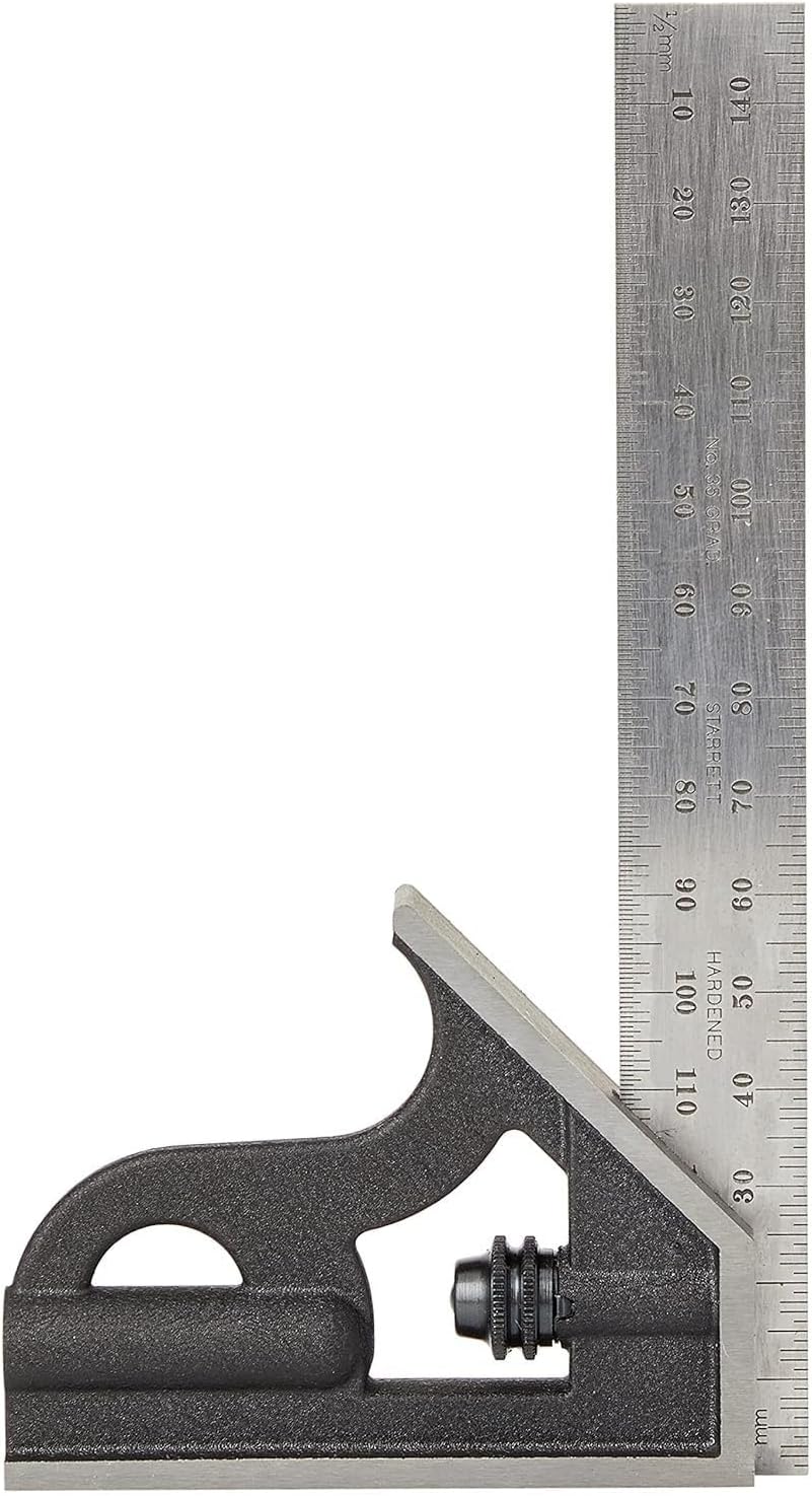 10MH-150 Cast Iron Square Head Student Combination Square, 150 mm Size