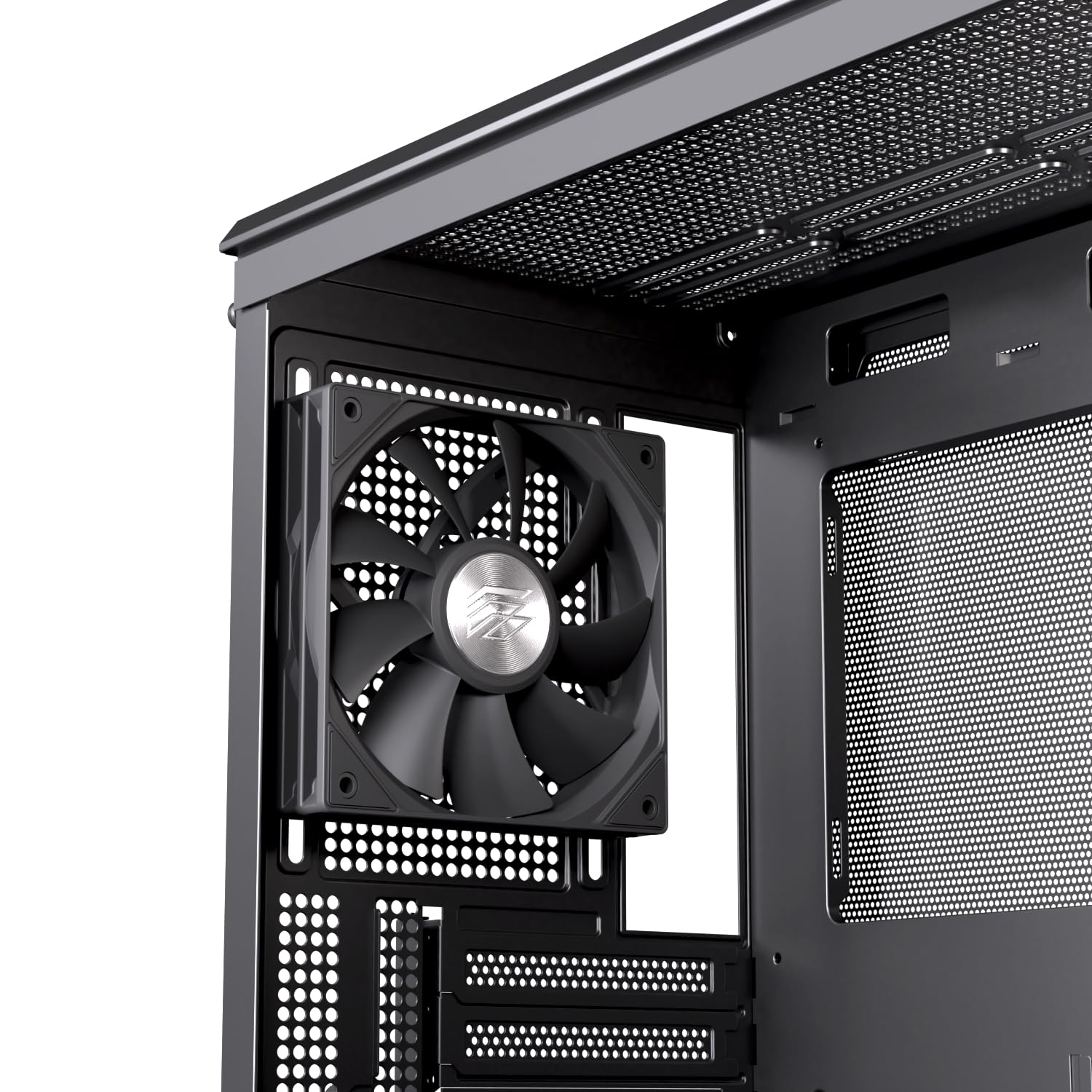 Pulse PM400 Caja de PC para Gaming, RGB, Soporte para 9 Ventiladores de 120mm, Refrigeración Líquida de 240mm (Core Negro)