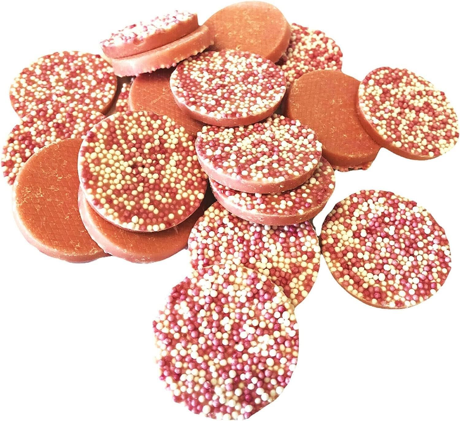 Henry Bell DOG CHOC DROPS Large STRAWBERRY Drops With Sprinkles SAFE Dog Chocolate 100g-1kg (100g)