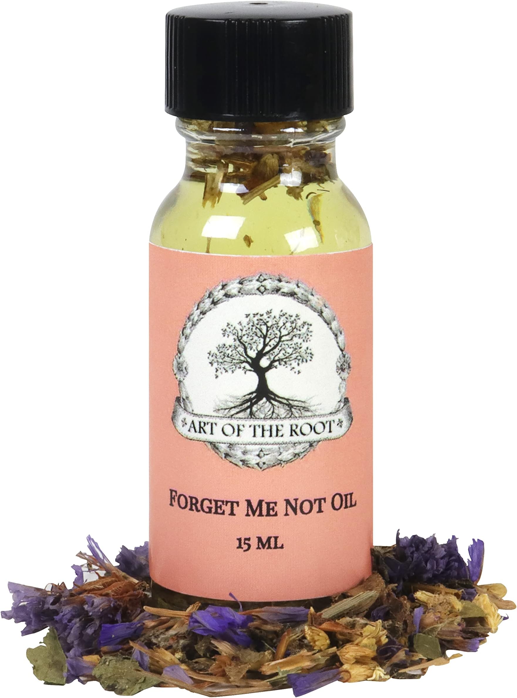 Forget Me Not Oil Handmade with Herbs & Essential Oils | Conjure, Wicca, Pagan & Magick | Enduring Love, Long Distance Relationships & Commitment Rituals