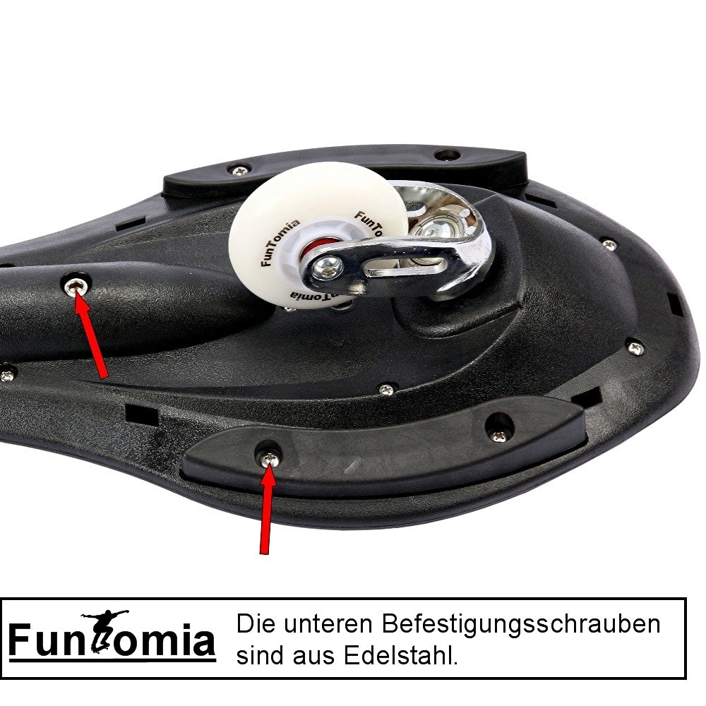 FunTomia Waveboard Original ABEC9 Kugellager inkl. Tasche - Bis 120kg - (Verschiedene Farbdesigns)