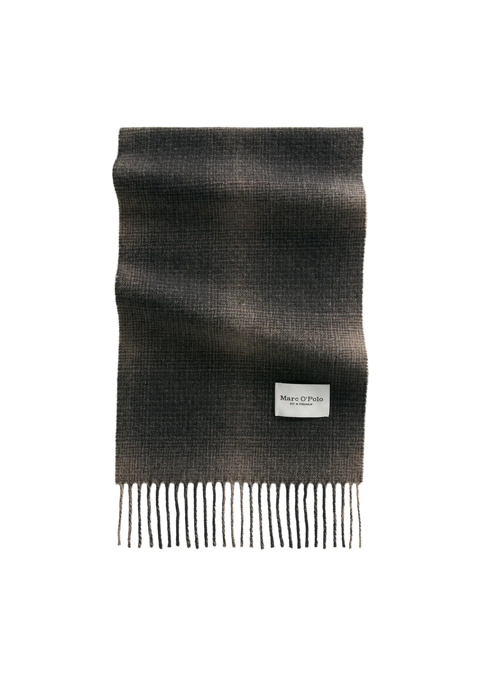 Marc O'Polo sciarpa Woven Scarf Dark Brown_Multi_22 marrone scuro