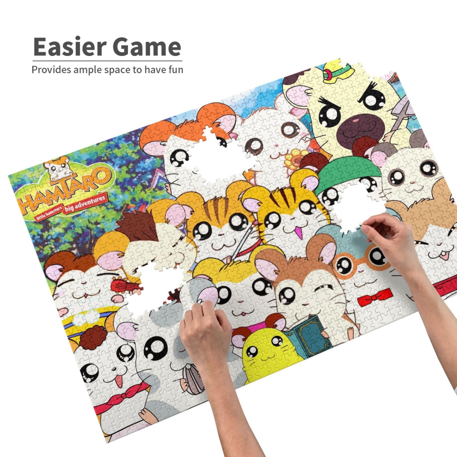 Amazon.co.jp: とっとこハム太郎 ジグソーパズル 1000ピース 人気壁