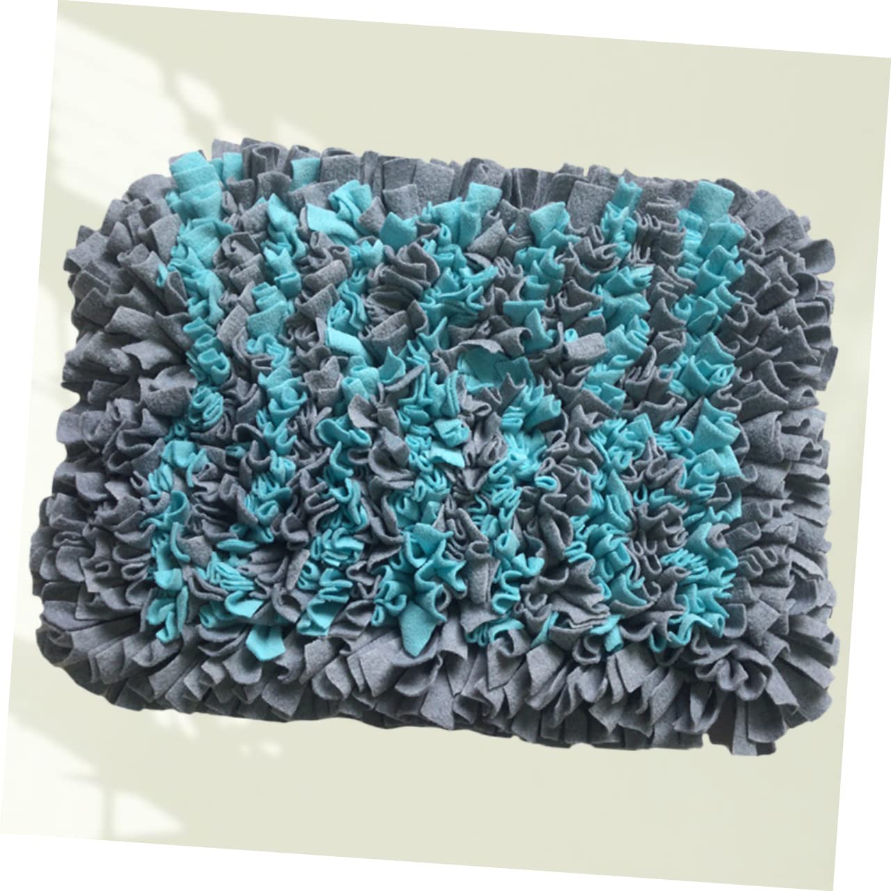 Haustier Schnüffelmatte Fütterungstrainingsmatte Blau aus Stoff