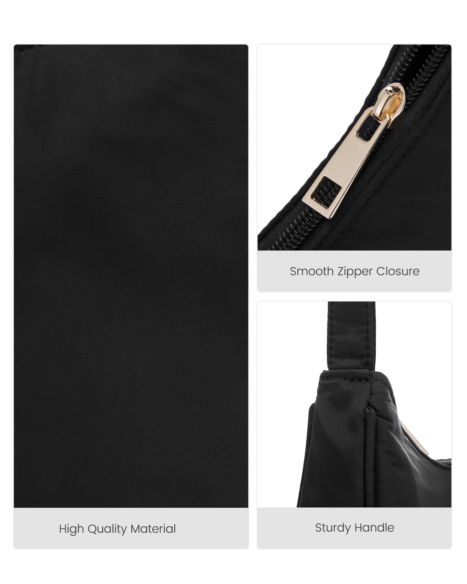 LOVEVOOK sac À Main, Borsa a Mano Donna, 3pcs Set