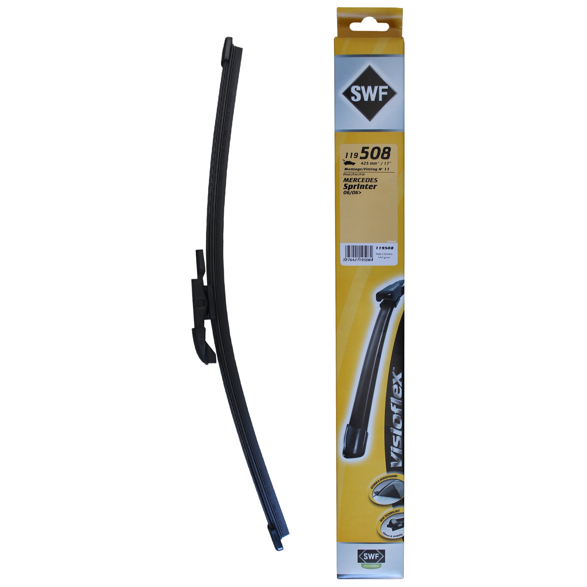 Valeo SWF Das Original Rear Arka Silecek Range Rover IV (L405) (2019-2021), Mercedes Sprinter (2018-2021) (425 MM) 119508