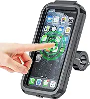 Suporte de Celular para Moto e Bicicleta 360º à Prova d'Água M1 - Preto