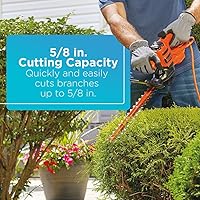 Vista 3 de BLACK+DECKER Cortasetos eléctrico, 17 pulgadas (BEHT150)