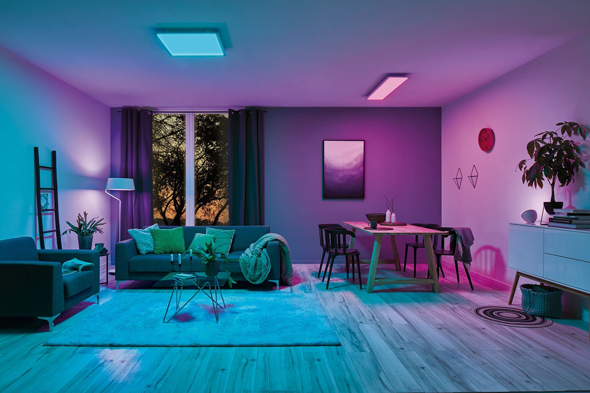 Paulmann 79808 LED Panel Amaris Deckenleuchte SmartHome Zigbee 600x300mm 22 W RGBW