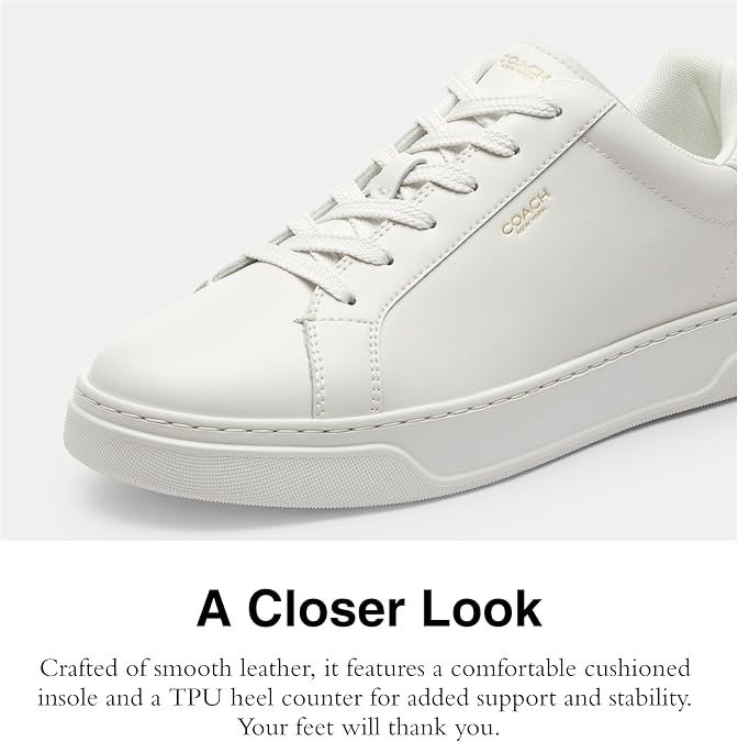 Coach Men's High Line Low Top Sneakers Boots