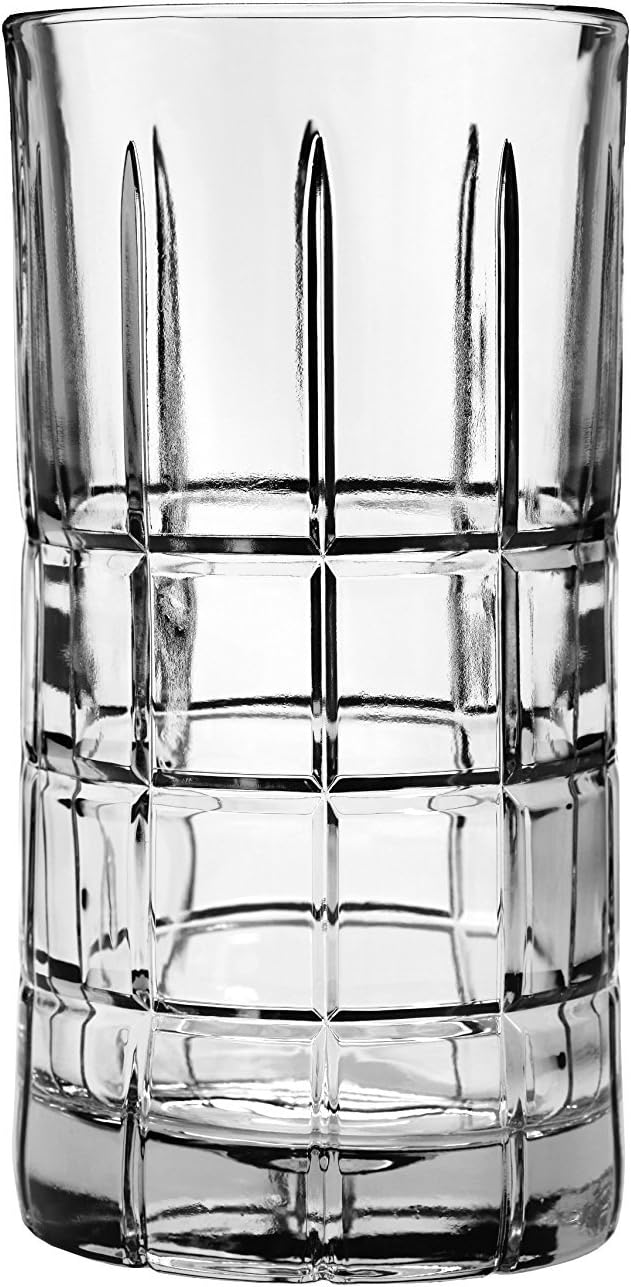 Manchester Drinking Glasses Set, 16 oz Tumbler Glasses, Set of 4