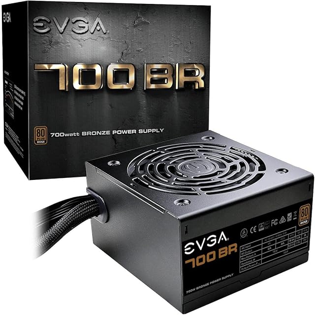 Evga 700 Br, 80+ Bronze 700W, Power Supply 100-Br-0700-K3 (Uk)