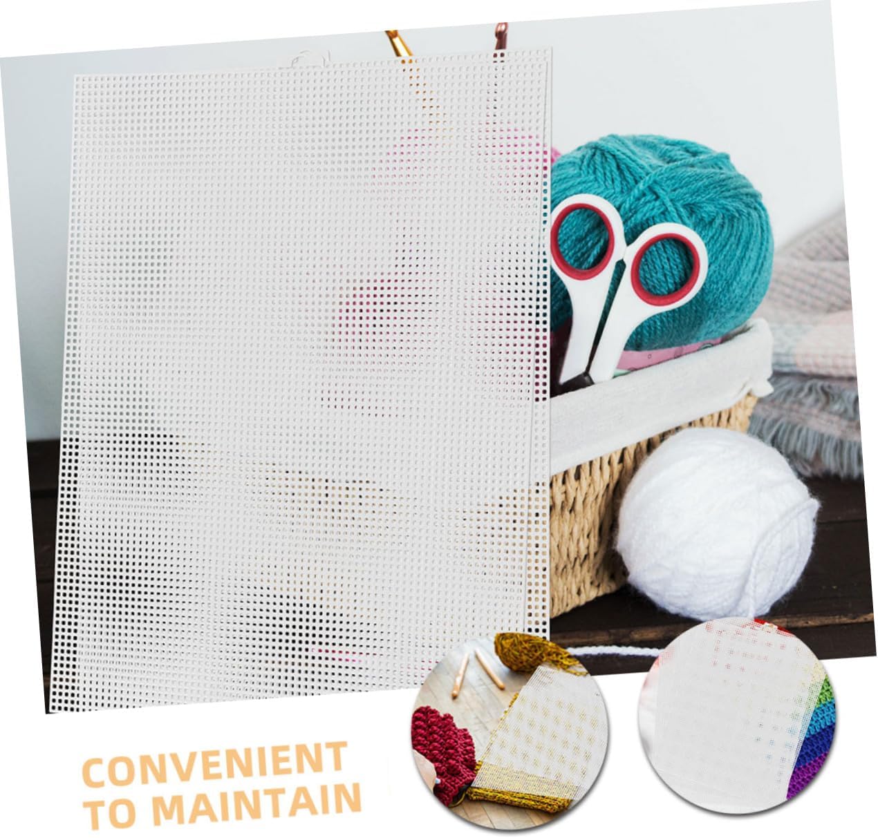 KONTONTY 5pcs Plastic Canvas Sheets Mesh Plastic Mesh Sheet for Embroidery Knit Crochet Projects Craft Mesh Sheet Craft Plastic Sheet Plastic Grid