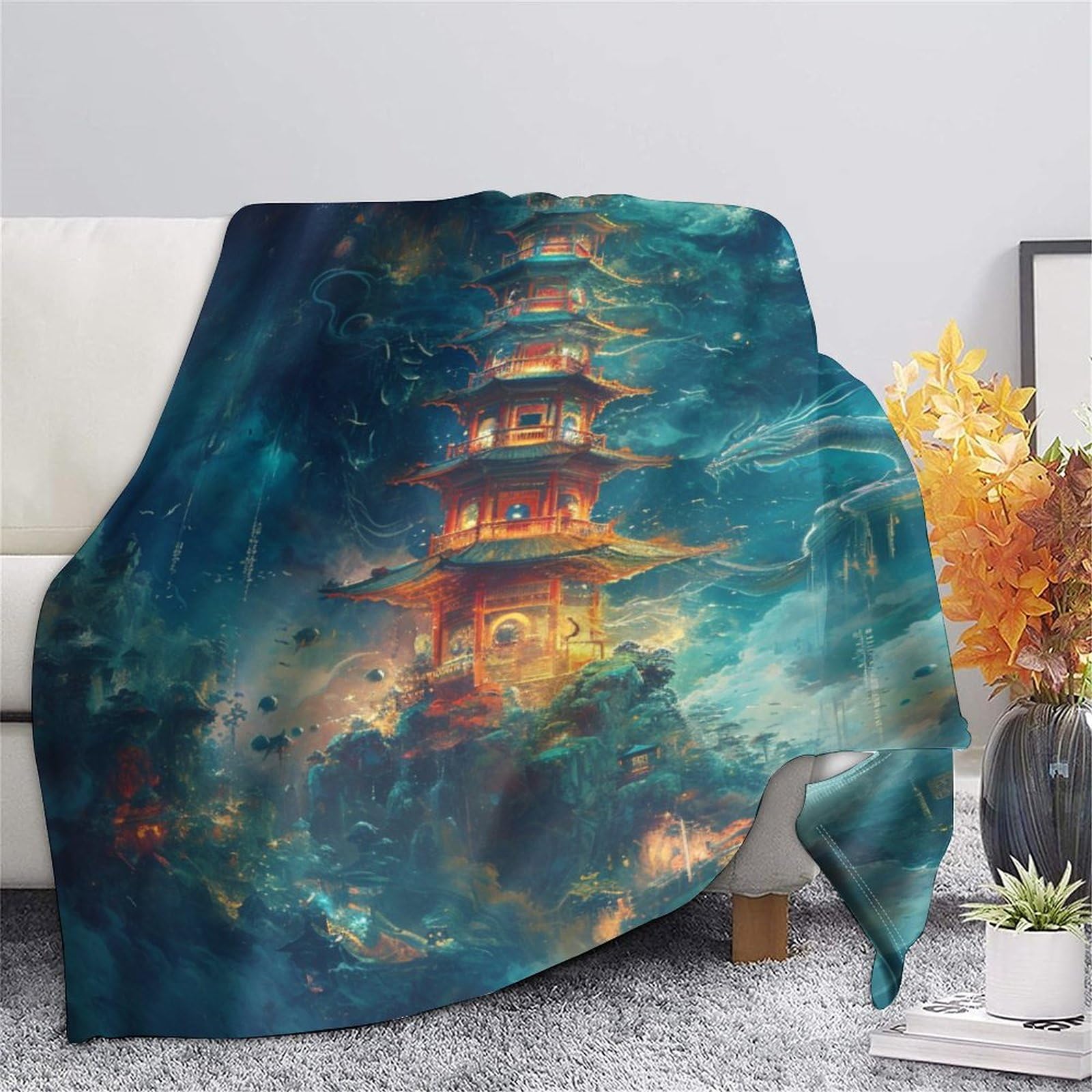 Coperta morbida in pile di flanella, ideale come regalo di compleanno, regalo di Natale per amici e parenti, coperta natalizia per divano e letto, 180 x 200 cm