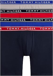 Tommy Hilfiger mens Cotton Stretch 4-pack Boxer Brief