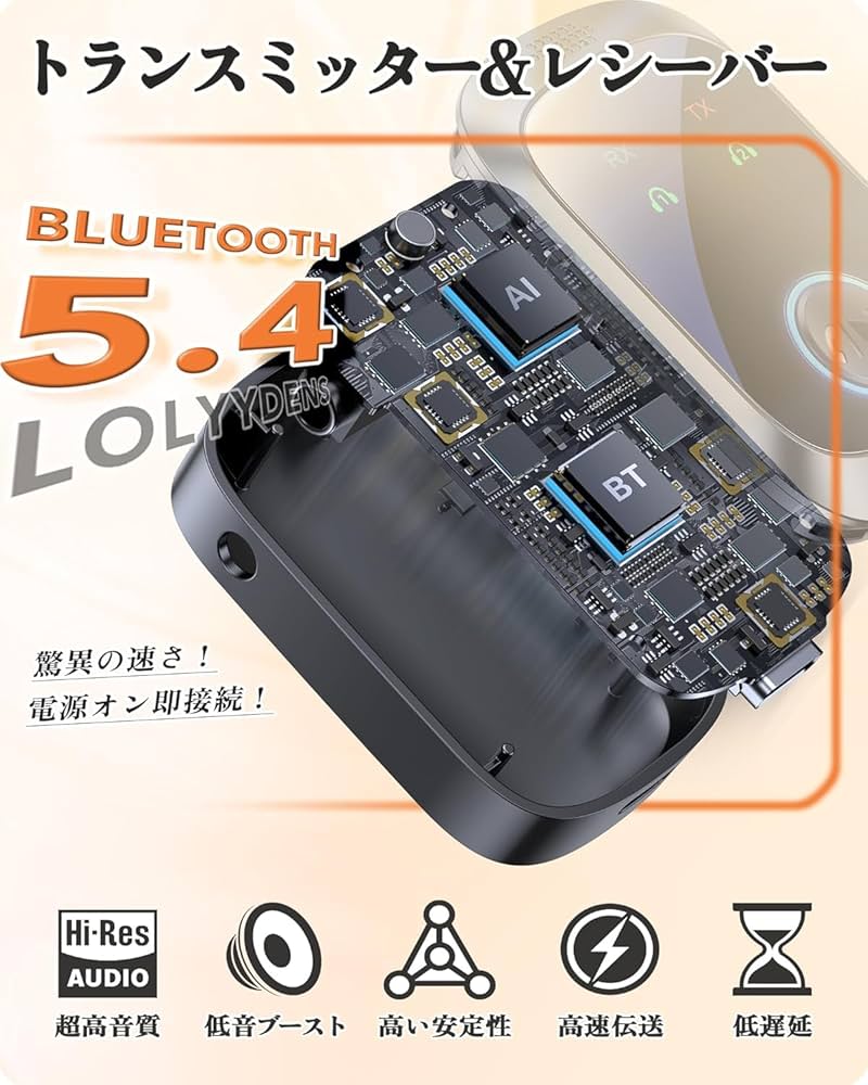 にょんページ Amazon | 【2025新登場】Bluetooth5.4 トランスミッター