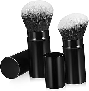 OUNONA 2pcs Travel-friendly Makeup Brush Retr...