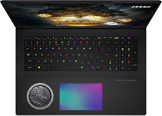 EXCaliberPC [2026] MSI Titan 18 HX Dragon Edition Norse Myth A2XWIG-442US (Intel Ultra 9 285HX, 128GB RAM, 2TB Gen5 + 4TB Gen4 NVMe SSD, RTX 5080, 18 UHD+ Mini LED, Windows 11 Pro) Gaming Laptop