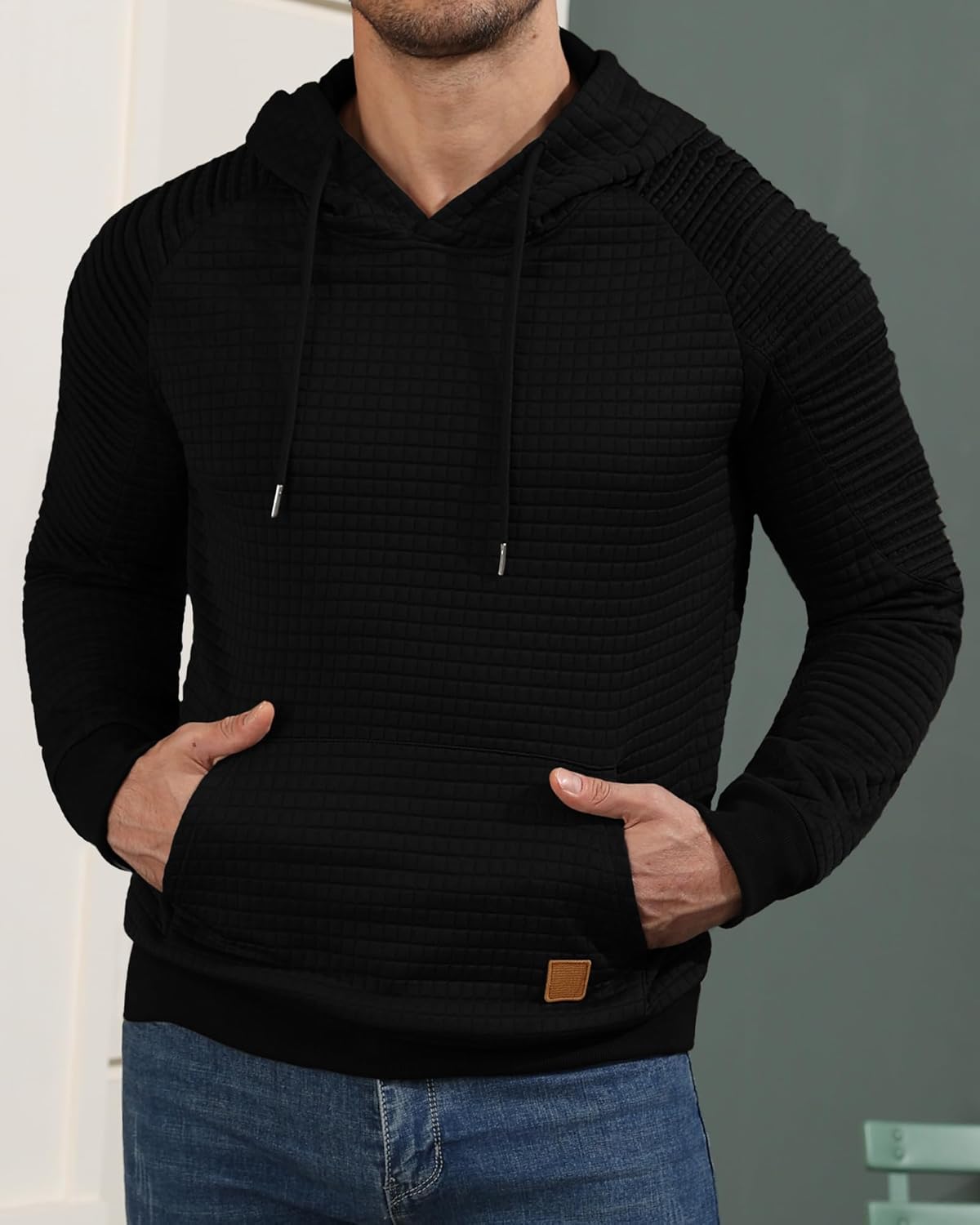 Aiyino Men's Long Sleeve Hoodies Pullover - Image 2