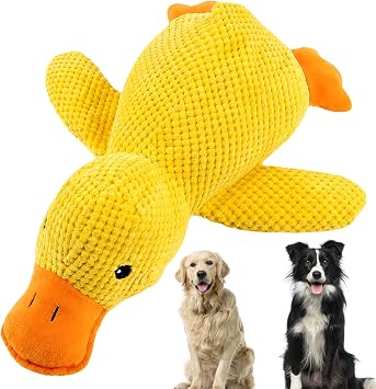 Duck Dog Plush   Soft Small Ducks Squeaky for Play and Companionship