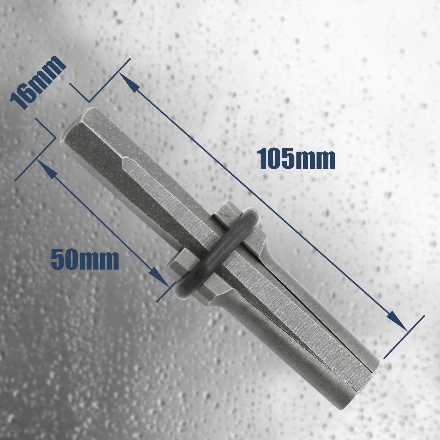 INF 5er-Pack Treibkeil zum Spalten von Steinen 16mm, für Beton, Marmor, Granit, Fels, Stein, Stopfen, Keil und Feder-Unterlegscheiben, Steinkeile zum Steinespalten