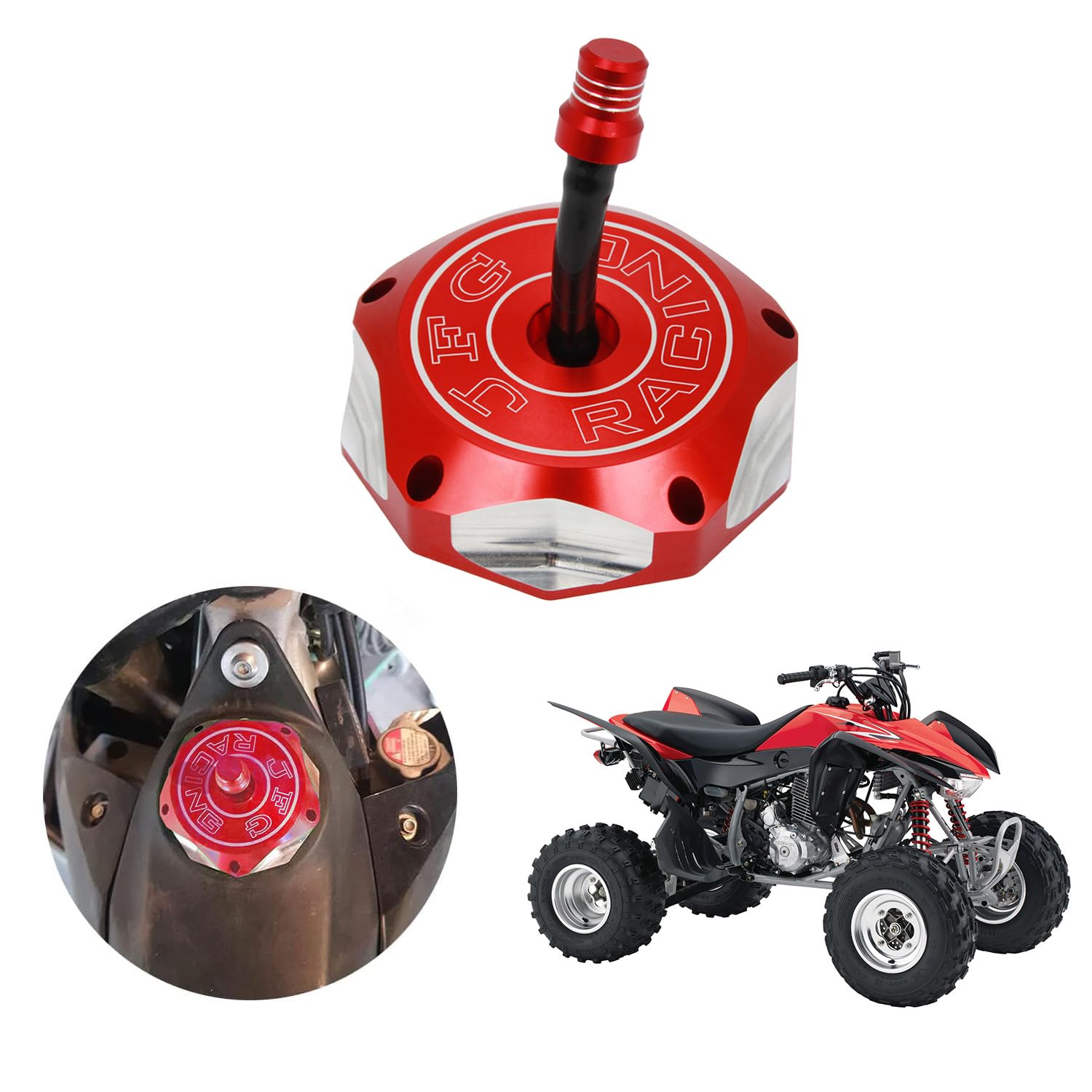 Amazon.com: JFG RACING Dirt Bike Gas Fuel Tank Cap CNC for