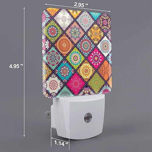 Miniatura 2 de Luces nocturnas bohemias enchufables LED del atardecer al amanecer, lámpara nocturna con sensor automático para niños, niñas, niños, dormitorio,