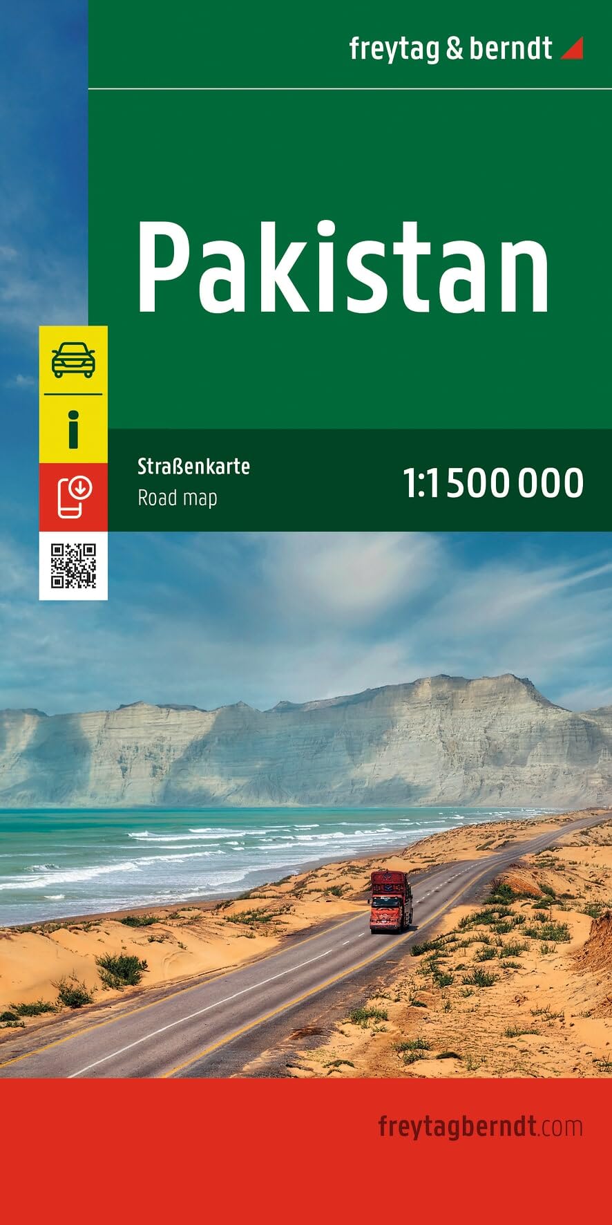 Pakistan Road Map 1:1,500,000 scale