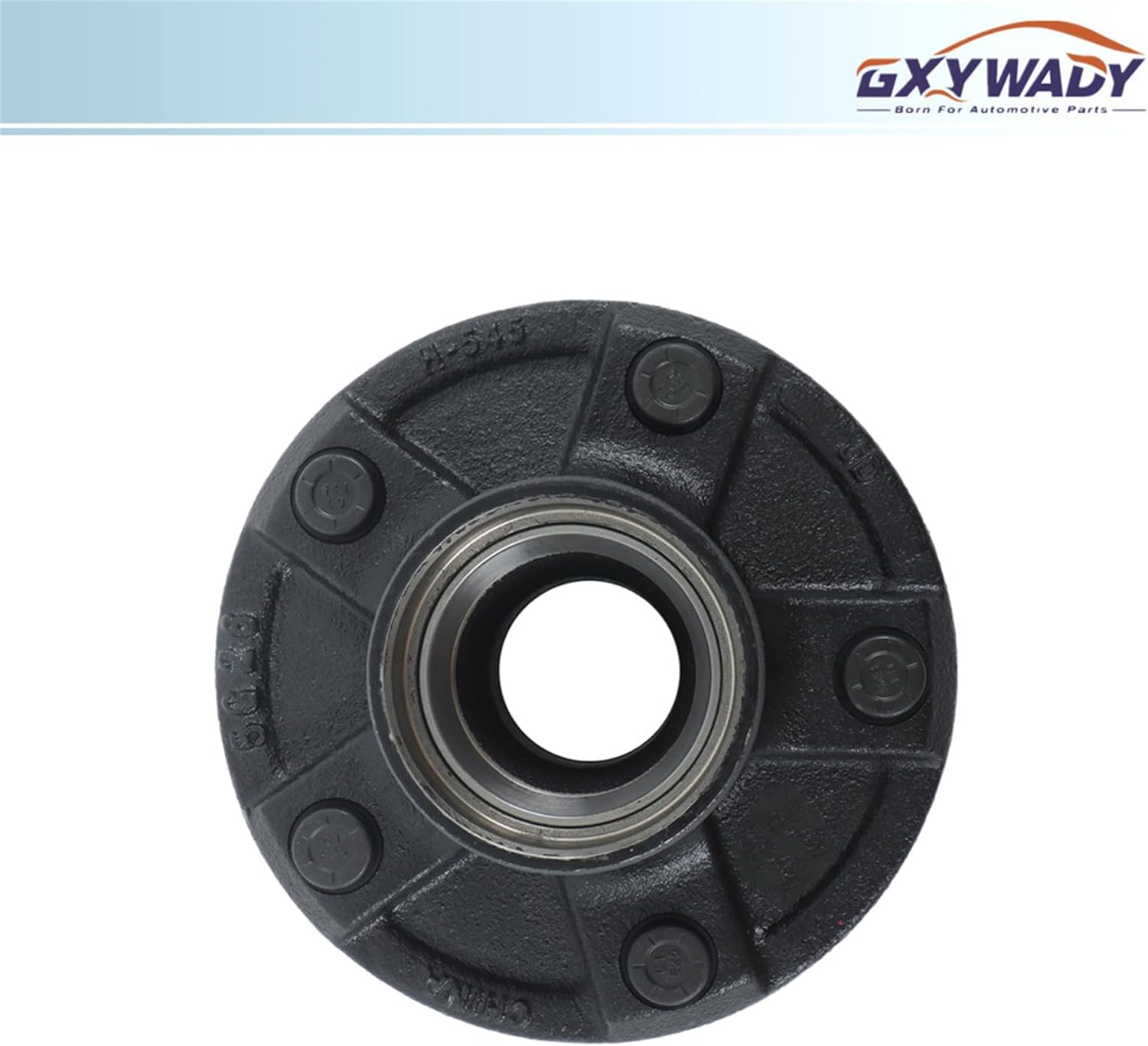 GXYWADY 2 Sets 5 on 5 Inch Trailer Hub Kit Replacement for 3500 lbs 84 Spindle with Trailer Bearing Kit (10 Pieces/Set)