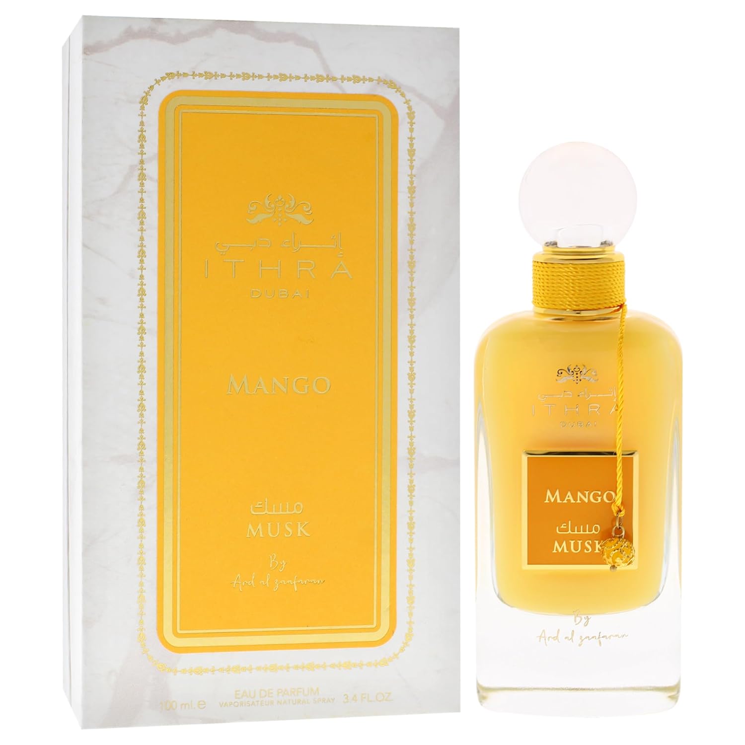 Ithra Dubai Musk - Mango by Ard Al Zaafaran for Unisex - 3.4 oz EDP Spray - Image 3