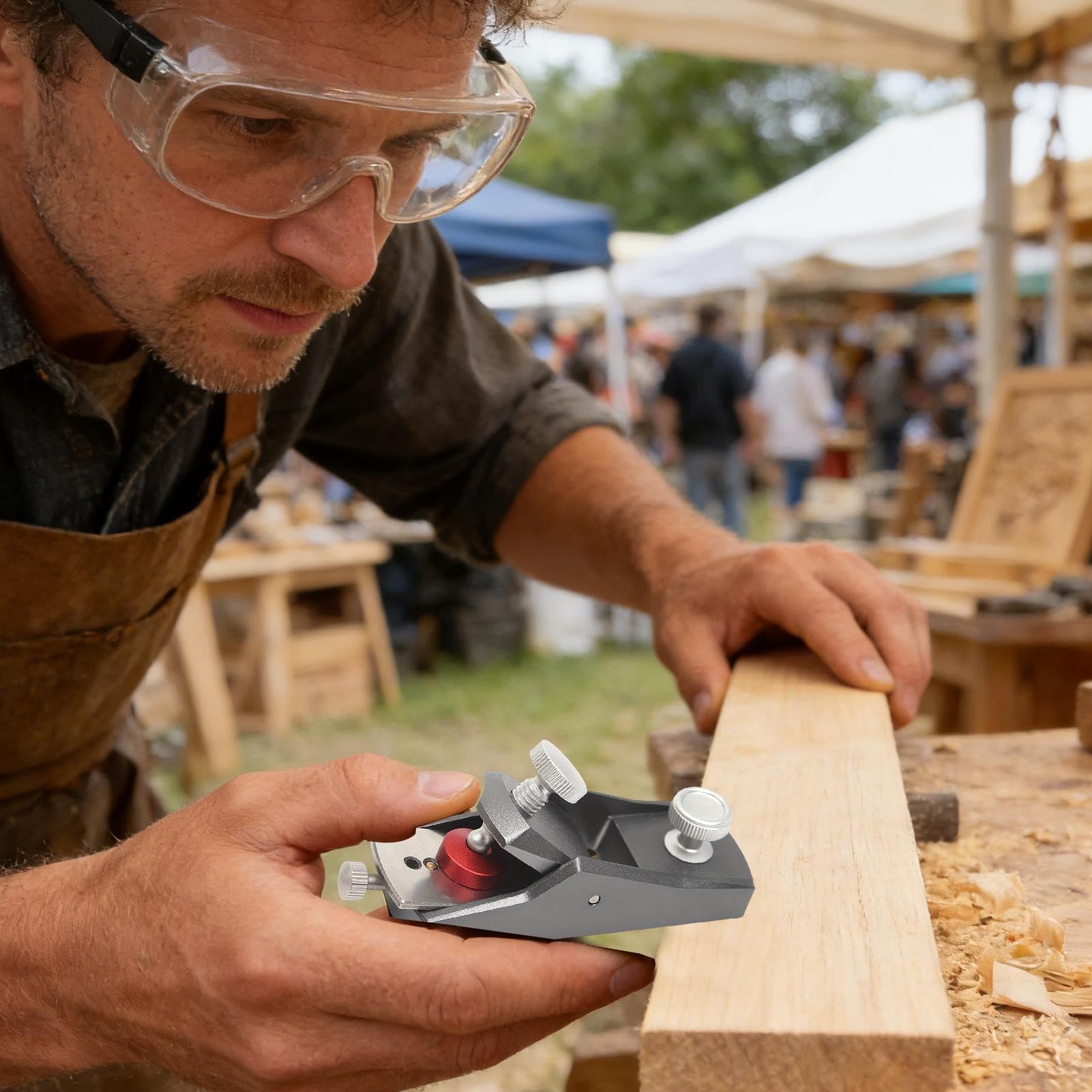 Pialla a mano per legno Pialla Manuale per Bordi | Utensile per Spianare e Livellare il Legno per officina domestica, per artigianato, per lavorazione del legname, per