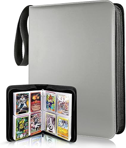 Vista 33 de Carpeta TONESPAC de 900 tarjetas de 9 bolsillos compatible con tarjetas de fútbol, tarjetas deportivas, para tarjetas intercambiables, funda