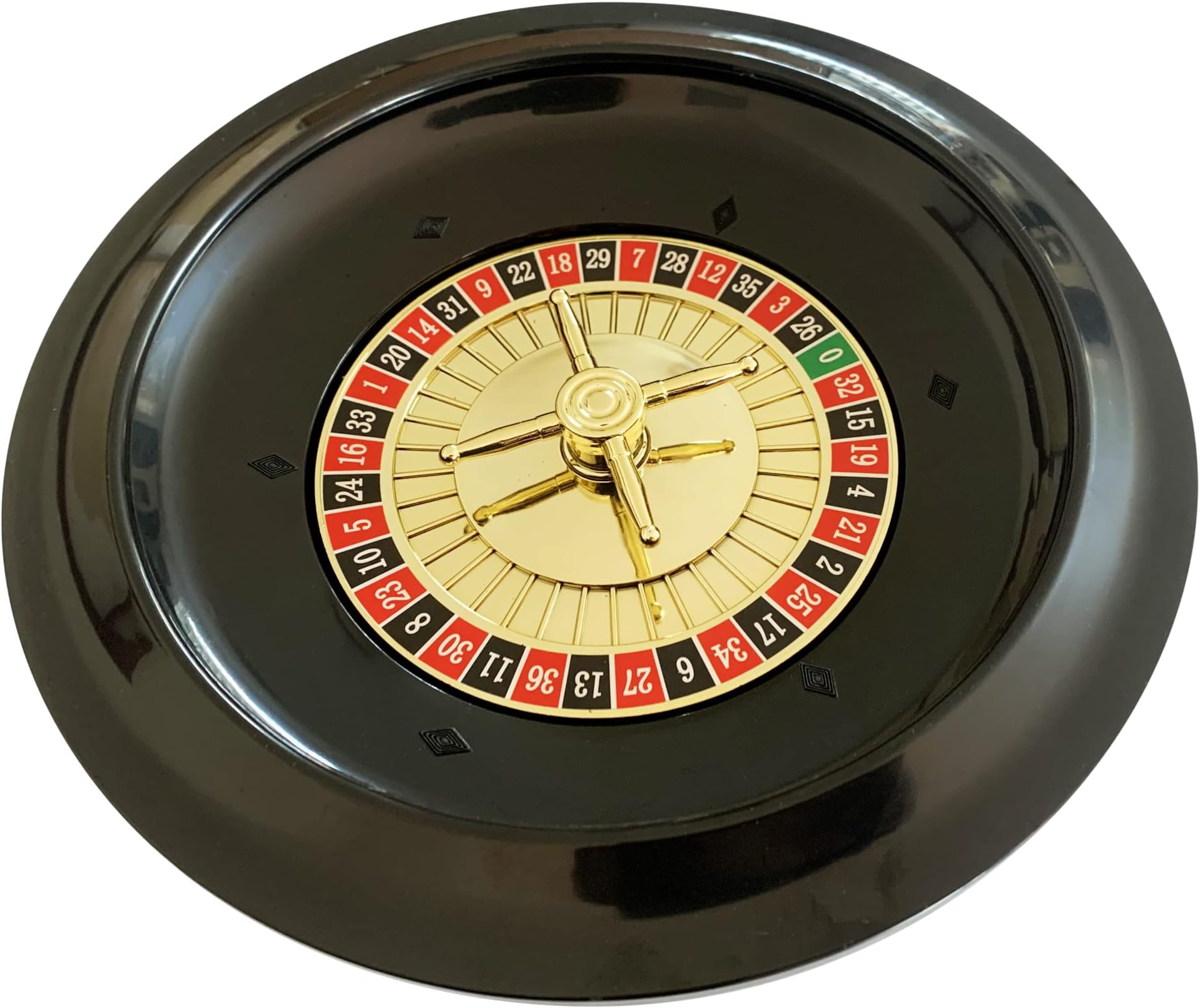 10" ROULETTE WHEEL WITH 2 BALLS