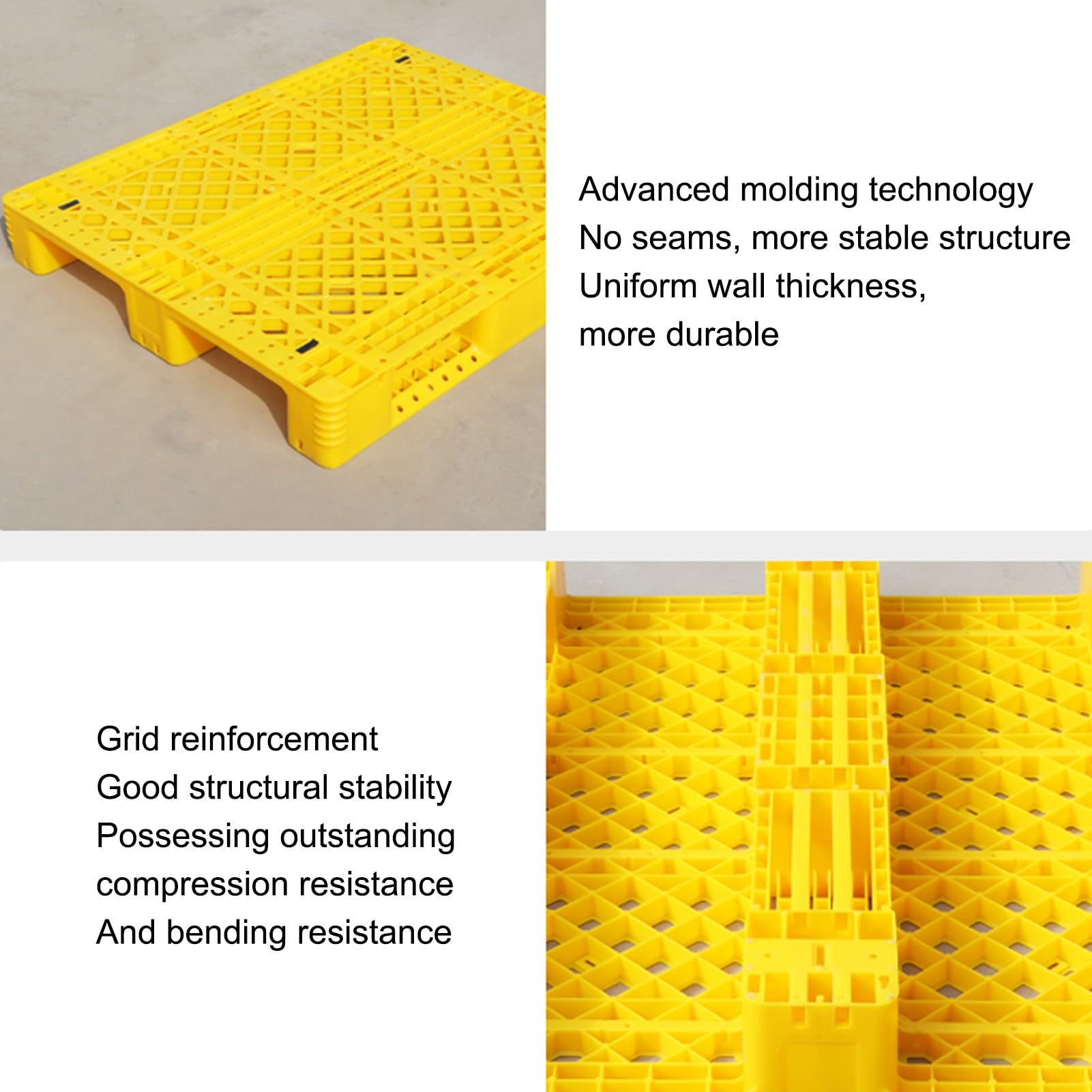 Pallet leggero in plastica impermeabile con griglie traspiranti piattaforma antiscivolo per giardino GaraMarket seminterrato StoraSolutions