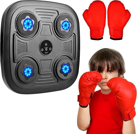 Music Boxing Machine for Kids with Gloves Sports & Outdoors