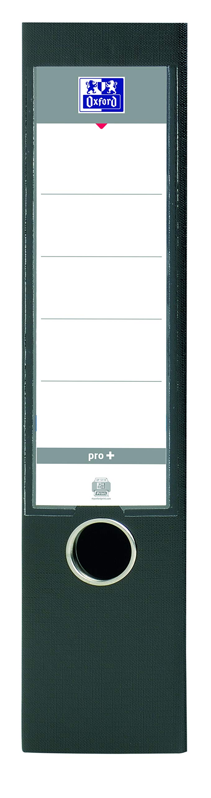 Oxford Smart Pro+ - Raccoglitore ad anelli, formato A4, 80 mm, in PP/PP