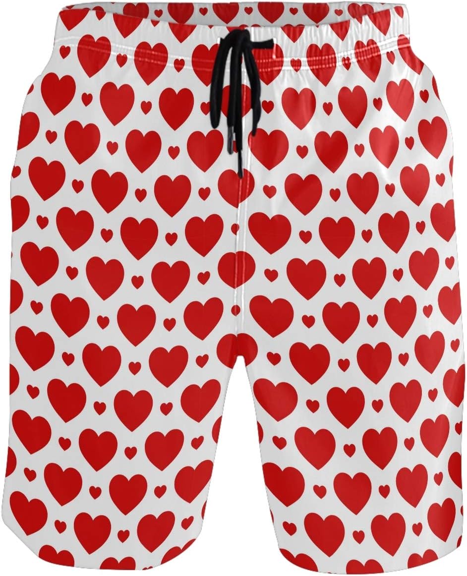 visesunny Men's Novelty Beach Shorts Quick Dry Swimwear Sports Running Swim Board Shorts Bathing Suits