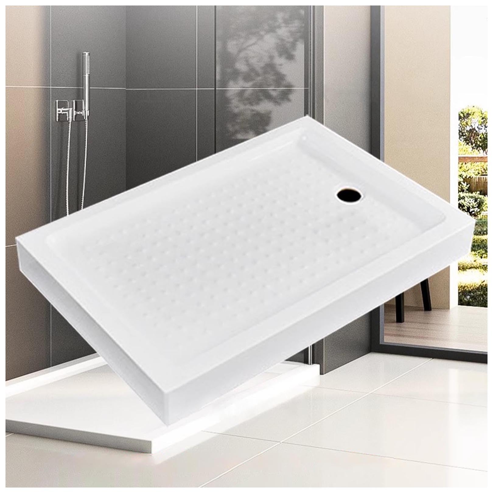 Receveur de douche rectangulaire acrylique pour éviter les glissades