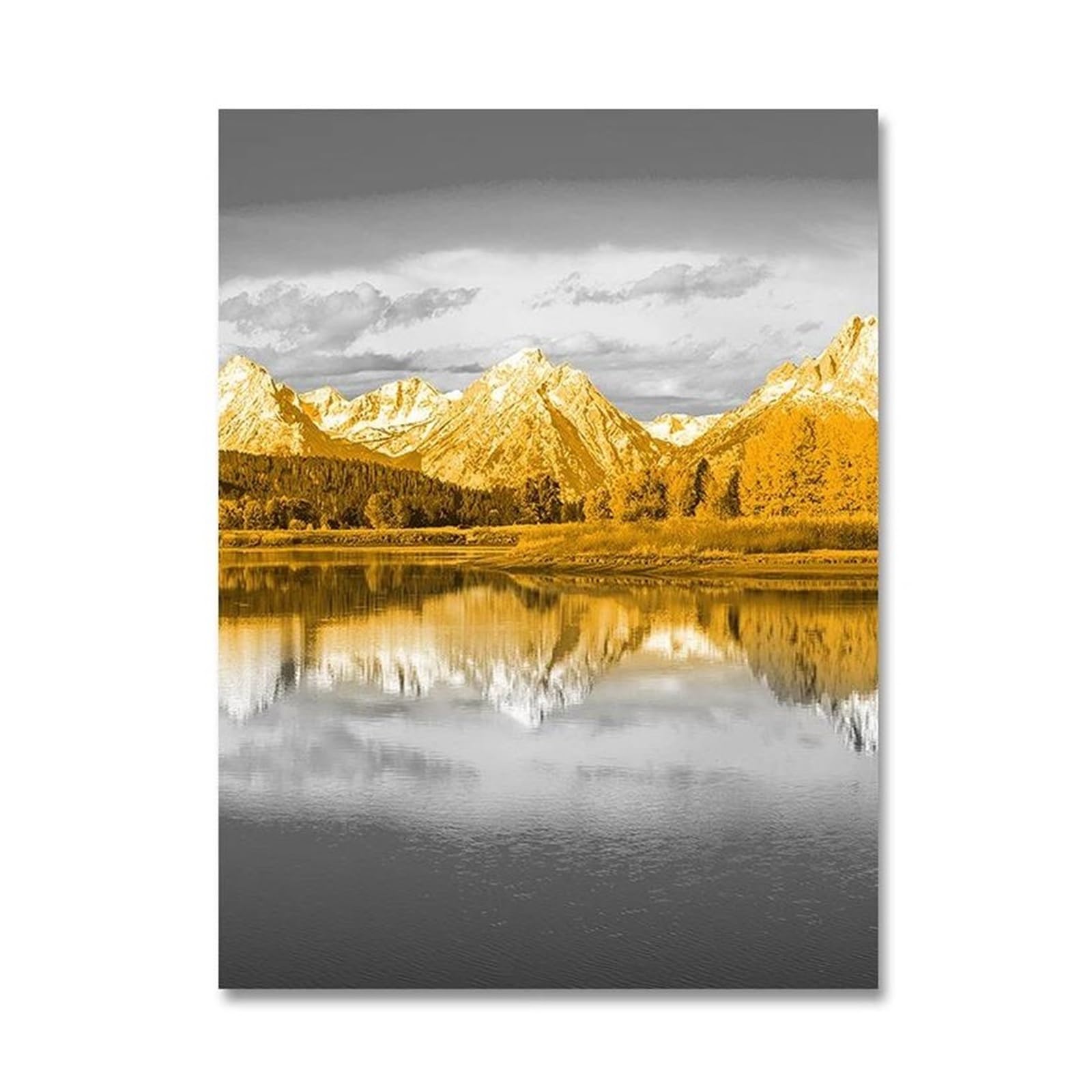 Tableau d'art mural coucher de soleil avec impression haute définition