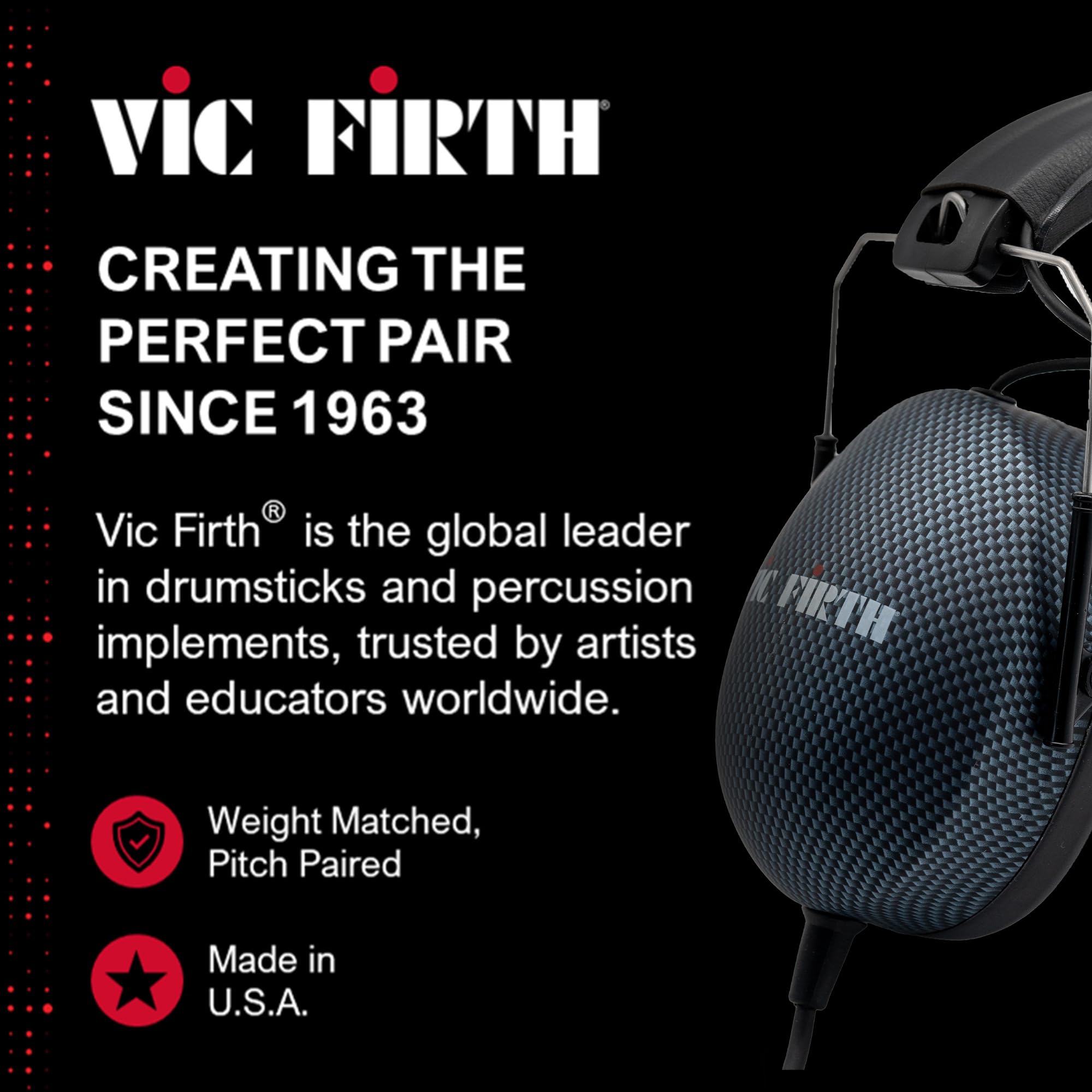 Vic Firth Słuchawki izolacyjne SIH3